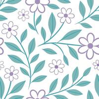 Spring floral seamless pattern with soft petals and light pastels for a gentle soothing design concept as Gentle spring floral pattern featuring soft petals and light pastel colors Clear vector