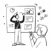 Speaker using positive gestures to emphasize key points during a seminar concept as A speaker using positive gestures to emphasize key points during a seminar showcasing positive b Clear vector