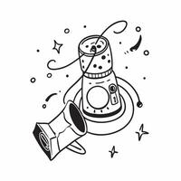 Space Radiation Protection concept as Development of new materials and technologies to protect astronauts from harmful space radiation during missions in Photo Stock Concept Clear vector