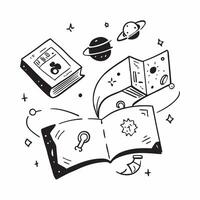 Space Adventure Tiles concept as Tiles depicting a colorful space adventure inspiring young minds with stars planets and astronauts in Photo Stock Concept Clear vector