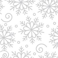 Soft winter seamless pattern with snowflakes pastel hues and gentle swirls for a delicate seasonal vibe concept as Delicate winter pattern with snowflakes pastel hues and swirls fo Clear vector