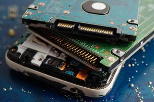 Repairing and upgrade circuit mainboard of notebook, electronic, computer hardware and photo