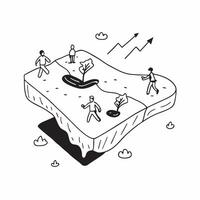 Simple flat design icon Star Gazing in Alpine Meadows concept as Nighttime in Alpine meadows offers a pristine backdrop for stargazing ideal for observing celestial phenomenaSimpl Clear Set 2 vector