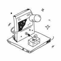 Simple flat design icon Space Elevator Development concept as Exploring the concept and challenges of developing a space elevator to transport materials between Earth and orbitSim Clear Set 2 vector