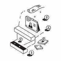 Simple flat design icon Social Media Privacy Settings concept as A tutorial session for individuals on optimizing social media privacy settings to safeguard personal informationSi Clear vector