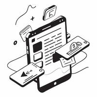 Simple flat design icon Secure Online Patient Portals concept as Secure online patient portals that offer patients access to their medical records and health management toolsSimpl Clear vector