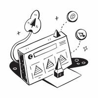Simple flat design icon Secure Document Shredding concept as Employees securely shredding confidential documents to ensure privacy and comply with data protection regulationsSimpl Clear vector