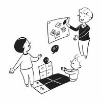Simple flat design icon Multi generational family with a blind member enjoying a park picnic concept as A multi generational family with a blind member joyfully having a picnic in Clear Set 4 vector
