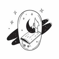 Simple flat design icon Luminous Surf concept as Surfers ride bioluminescent waves creating a surreal surfing experience under the starsSimple flat illustration in isometric scene Clear vector