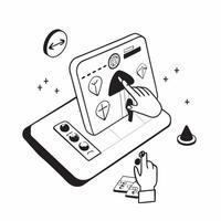Simple flat design icon Health Tech Regulation Compliance concept as Organizations navigating the complexities of health tech regulation to ensure compliance and safeguard patient Clear vector