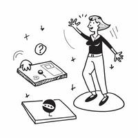 Simple flat design icon Girl with epilepsy participating in a gymnastics class concept as A girl with epilepsy joyfully participating in a gymnastics class highlighting inclusion f Clear Set 2 vector