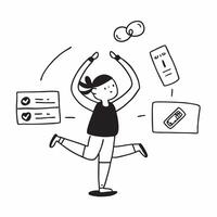 Simple flat design icon Girl with epilepsy participating in a gymnastics class concept as A girl with epilepsy joyfully participating in a gymnastics class highlighting inclusion f Clear vector