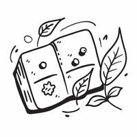 Simple flat design icon Floral Eco Tiles concept as Floral designed tiles that emphasize sustainability and connection with nature ideal for eco conscious spaces flat illustration Clear Set 2 vector