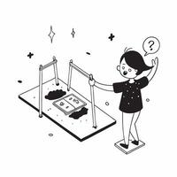 Simple flat design icon Girl with cerebral palsy enjoying a swing at the playground concept as A girl with cerebral palsy joyfully swinging at the playground highlighting the happi Clear vector