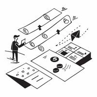 Simple flat design icon Experience Driven Innovation concept as Innovation teams focused on experience driven design to revolutionize customer interactions and satisfactionSimple Clear Set 2 vector