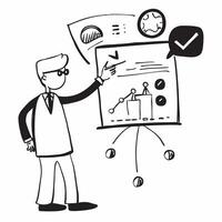 Simple flat design icon Doctor with visual impairment leading a patient care workshop concept as A doctor with visual impairment confidently leading a patient care workshop illustr Clear Set 3 vector