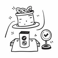 Simple flat design icon Compost Cycle Tiles concept as Illustrating the compost cycle in tiles promoting soil enrichment practices as part of a zero waste lifestyle flat illustrat Clear Set 2 vector