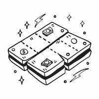 Simple flat design icon Circus Fun Tiles concept as Circus themed tiles bringing the joy and excitement of the circus into childrens play areas with bright colors flat illustratio Clear vector