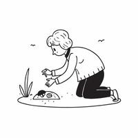 Simple flat design icon Boy with visual impairment playing with his dog in the snow concept as A boy with visual impairment joyfully playing with his dog in the snow showcasing the Clear vector
