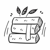 Simple flat design icon Bamboo Sustainable Tiles concept as Tiles depicting the sustainable growth and use of bamboo a symbol of eco conscious construction and design flat illustr Clear Set 2 vector