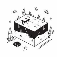 Simple flat design icon Autumn Colors in the Alps concept as Vibrant autumn colors blanket an Alpine meadow creating a striking contrast against the mountain backdropSimple flat i Clear vector
