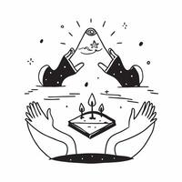 Simple flat design icon Alpine Meadow Meditation concept as Individuals meditating in serene Alpine meadows connecting deeply with the tranquil and restorative natural environment Clear Set 2 vector