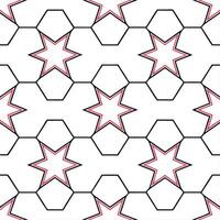 Shape a seamless tiling of progressive geometry subtle neon accents and bold white planes conveying futuristic style concept as Layer minimal polygons and bright circuit lines form Clear vector