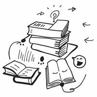 Self Improvement Reading concept as A person reads self help books to gain new insights and strategies for self improvement and personal growth in Photo Stock Concept Clear vector