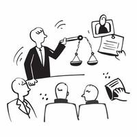 Seminar on Business Ethics and Law concept as Legal experts and business leaders discuss the importance of ethics and law in modern business practices in Photo Stock Concept Clear vector