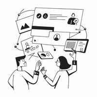 Secure Healthcare Data Handling concept as Healthcare providers implementing secure data handling practices to protect patient information and privacy in Photo Stock Concept Clear vector