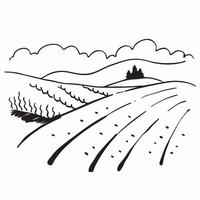 Scenic vineyard with rows of grapevines and clear skies concept as A scenic vineyard with rows of grapevines and clear skies with ample copyspace for text capturing the lush and tr Clear vector