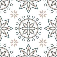 Scandinavian Folk Art seamless tile pattern with muted pastels and traditional Nordic motifs for minimalist decor concept as Muted pastel Scandinavian folk motifs arranged seamless Clear vector