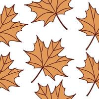 Rustic autumn leaves seamless pattern with deep earth tones and organic shapes for a natural earthy design concept as Rustic autumn leaves pattern with earth tones and organic shap Clear Set 2 vector