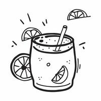 Refreshing lemonade with lemon slices on a wooden table concept as Refreshing lemonade with lemon slices on a wooden table with ample copyspace for text evoking the refreshing and Clear vector