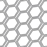 Realize seamless pattern entwining stacked polygons luminous edges and white emptiness evoking futuristic sophistication concept as Emphasize layered geometry with bright lines min Clear vector