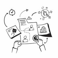 Personalization Strategies concept as Strategists developing personalization techniques to tailor experiences to individual customer preferences in Photo Stock Concept Clear vector
