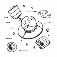 Orbital Debris Monitoring concept as Monitoring systems in place to track and manage orbital debris to ensure safe space operations in Photo Stock Concept Clear vector