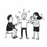 Multi generational family with a disabled member playing soccer concept as A multi generational family with a disabled member joyfully playing soccer together showcasing inclusion Clear Set 4 vector