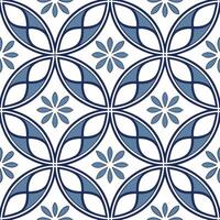 Moroccan Zellige Patterns seamless tile pattern with vibrant blues and intricate geometric designs for exotic home decor concept as Vibrant blue Moroccan zellige patterns and intri Clear vector