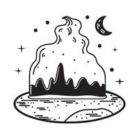 Moonlit Hot Springs Experience concept as A moonlit night enhances the mystical allure of hot springs providing a serene and otherworldly soaking experience in Photo Stock Concept Clear Set 2 vector