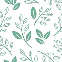 Minimalist spring nature seamless pattern with subtle leaf designs and light green tones for modern nature aesthetics concept as Subtle minimalist spring nature pattern with light Clear vector