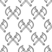 Merge ancient Viking symbols with Nordic design elements for seamless tile patterns using symbols like shields and axes concept as Infuse ancient Viking imagery with modern Scandi Clear vector
