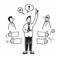 Manager using positive gestures to recognize team achievements concept as A manager using positive gestures to recognize team achievements showcasing positive body language appreci Clear vector