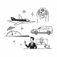 Luxurious Limousine Service concept as A limousine driver provides top tier service ensuring a luxurious and smooth ride for high end clients in Photo Stock Concept Clear vector