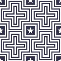 Invent seamless sci fi labyrinths using futuristic geometry star patterns and negative white space for immersive next gen brand visuals concept as Incorporate labyrinthine structur Clear vector