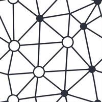 Integrate neon fractal nodes on a rhythmic cyber lattice accenting white negative space for a sleek futuristic vibe concept as Capture dynamic data flows merging geometric forms an Clear vector
