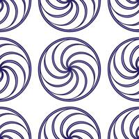 Integrate swirling torus outlines highlight ultra bright edges add white balance emphasis finalize forward thinking futuristic tile concept concept as Weave torus shapes with swirl Clear vector