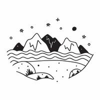 Hikers in Alpine Meadows concept as Hikers traversing vibrant Alpine meadows under a clear sky illustrating the joy of hiking in pristine nature in Photo Stock Concept Clear Set 2 vector