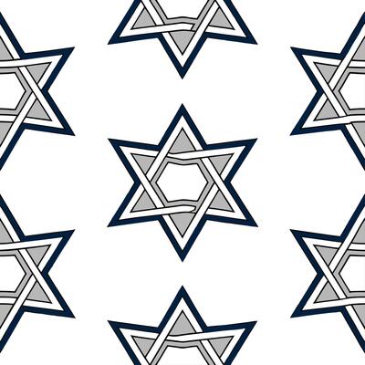 Hanukkah stars seamless pattern with silver blue and white for a cool winter themed holiday look concept as Winter inspired Hanukkah stars pattern with silver blue and white tones Clear Set 5