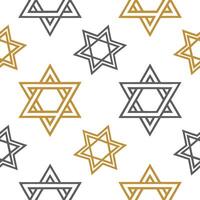 Hanukkah stars seamless pattern with bold gold and silver elements for a glamorous festive design concept as Glamorous Hanukkah stars pattern with bold gold and silver elements for Clear Set 2 vector